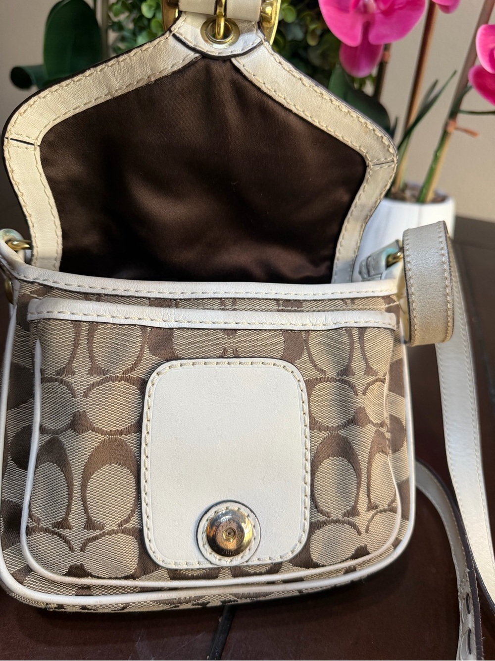 Coach Bleecker Canvas
Leather white Brown Logo - Picture 13 of 15